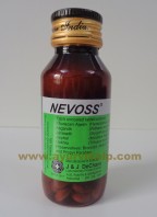 J & J Dechane, NEVOSS, 100 Tablets, Nervous Weakness, Anxiety